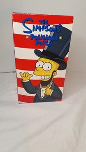 New Sealed The Simpsons Political Party VHS Box Set 3 Tape Set 2000 - Picture 1 of 3