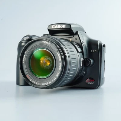 EXCELLENT Canon EOS Kiss Digital N + EF-S 18-55mm F/3.5-5.6 Ⅱ USM digital - Image 1 of 4