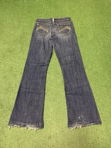 Pantalones Ariat REAL Niñas Kimberly Pierna Ancha Talla 14 (28x31) Elastizados Azul Western - Imagen 1 de 18