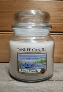 NEW Yankee Candle Housewarmer Beach Walk Jar 14.5oz Scented Wax 1129791 - Picture 1 of 13