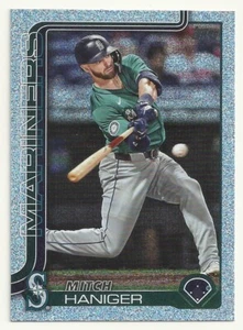 2025 TOPPS BASEBALL - MITCH HANIGER  - SANDGLITTER FOIL - #15 - MARINERS - Imagen 1 de 1