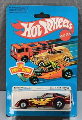 Новый Hot Wheels 1981 фиолетовый Firebird смешной автомобиль на карте 3250 - Изображение 1 из 3