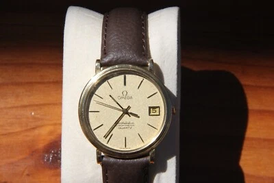 OMEGA CONSTELLATION CHRONOMETER QUARTZ DATE 198.0126 - RARE DIAL - Image 1 of 4