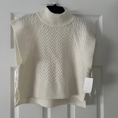 Chaleco Suéter Ted Baker Tejido Cuello Simulado en Marfil M Foto 1 de 4