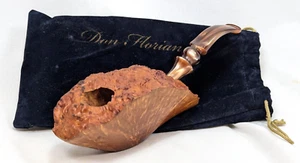 Don Florian Pipe Large Freehand Fan 1712 Never Smoked/ New - Picture 1 of 8
