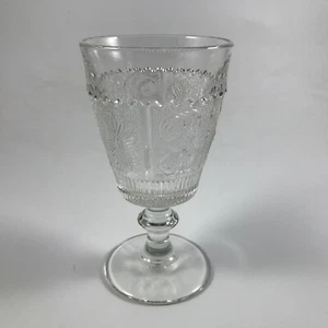Antique WESTMORELAND "PRINCESS FEATHER" WATER GOBLET - 5-7/8" CLEAR, 1925 - Picture 1 of 6