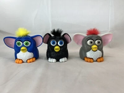 Lote Furby X3 Furby’s 1998 McDonalds Coleccionables Años 90 Retro Happy Meal Foto 1 de 4