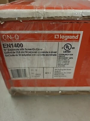 Legrand 全新 EN1400 14 英寸 封闭带尖叫盖腿 — 第 1/4 张图片