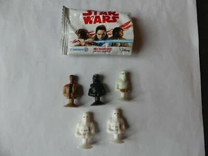 STAR WARS LOT DE 5 MICROPOPZ LECLERC - Imagen 1 de 1