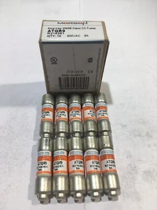 FERRAZ SHAWMUT MERSEN ATQR9 ATQR 9A Time Delay R216261 Fuse JPSF605 - Picture 1 of 5