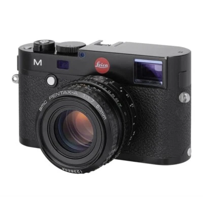 Hilton 50mm rangefinder coupled pentax K to Leica M adapter ring - Image 1 of 3