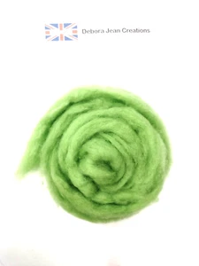Wool crafts Needle wet/felting 25gram (Merino/Lincoln) carded Corriedale sliver - Picture 1 of 3