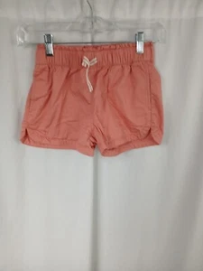 Gap Kids Drawstring Tie Flat Front Pocket Shorts Coral Girls Size 8 - Picture 1 of 11