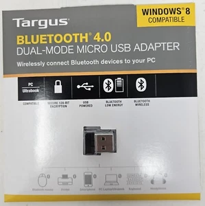 Targus ACB10US1 Dual-Mode Micro USB Adapter Bluetooth 4.0 - Picture 1 of 2
