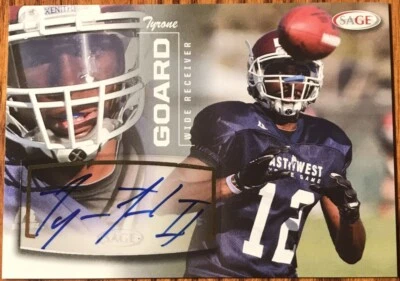 2013 SAGE Autographs Silver Tyrone Goard #17 Eastern Kentucky - Image 1 of 2