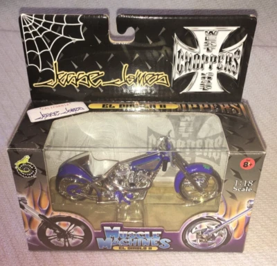 Jesse James Muscle Machines Motorcycle 1:18 Die-Cast EL DIABLO II #6 New In Box - Image 1 of 4