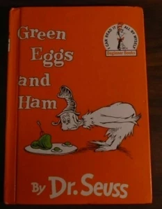 Green Eggs And Ham Dr Seuss Beginner Books Grolier Random House 1988 - Picture 1 of 8