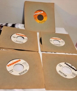 5 Willie Nelson Promo 45's NM Rare Without a Song September Song - Picture 1 of 2