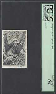 Rwanda et du Burundi Vignette Proof Orangutan Scene Vignette Proof Uncirculated  - Picture 1 of 2