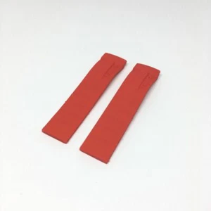 21 mm ROT Silikon Gummi Ersatz Armband Band passt Tissot T-Race T048 T027 - Bild 1 von 2