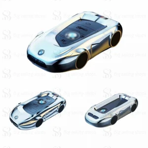 Zinc Alloy Car Key Fob Case Cover For BMW X1 X2 X3 X4 X5 X6 X7 1 2 3 4 5 6 7 M5 - Picture 1 of 22