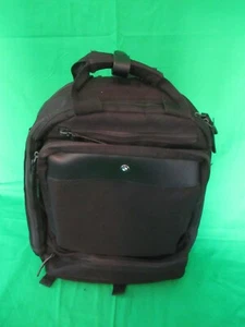 Genuine BMW RN 106220 Ballistic Nylon Backpack Black Nice Condition - Foto 1 di 13