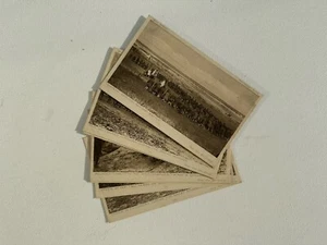 Set RPPC 1916 PRIMA GUERRA MONDIALE 8 cartoline fotografie ufficiali di guerra serie 6 BEF esercito britannico - Foto 1 di 3