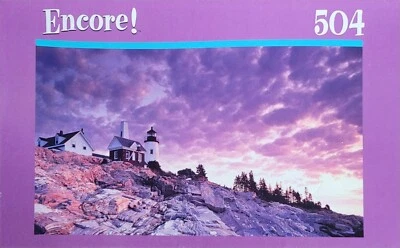 New ENCORE! 504 Pemaquid Point Jigsaw Puzzle *READ* - Image 1 of 4