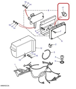 ( 1 ) GENUINE LAND ROVER YOO3100PMA FASTENER - ECM 1987-2006 Defender - Picture 1 of 4
