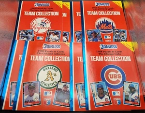 (8) 1988 Donruss Team Collection Puzzle & Cards: Yankees, Mets, Cubs, Athletics - Picture 1 of 10