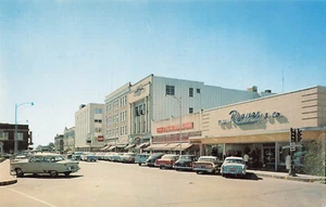 El Dorado AR Washington Street Sterling Geschäfte alte Autos, Postkarte - Bild 1 von 2