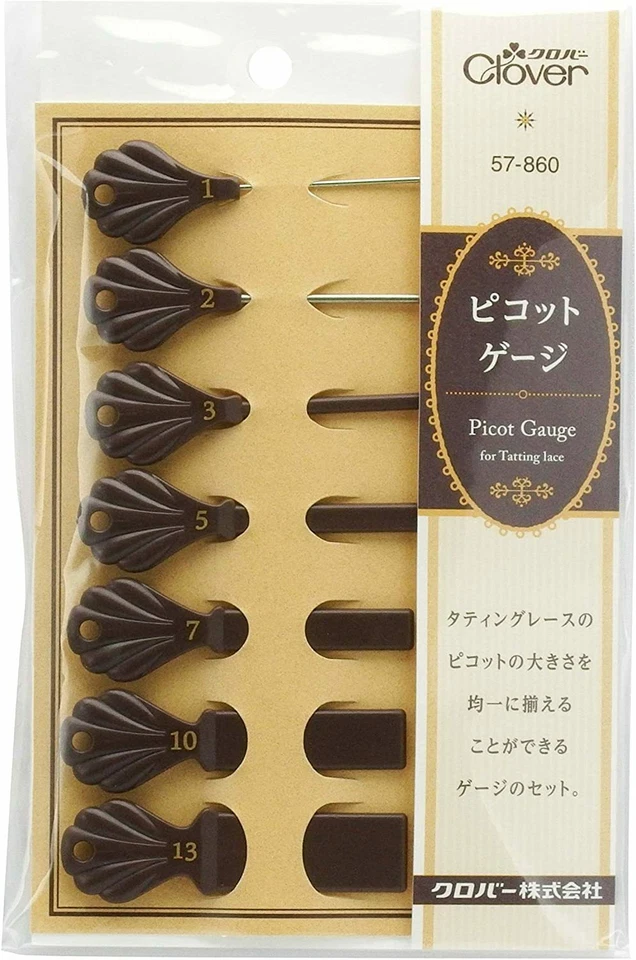 Clover Picot Gauge 57-860 Tatting Supplies Seven Set T063 Z0063