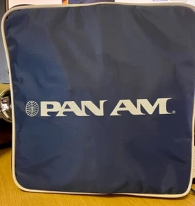 RARE Vintage PAN AM Zippered Carry on Travel Bag - Picture 1 of 4