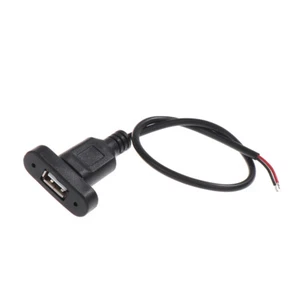 USB Type A Power Port Female Jacks Connector DIY Charging Socket USB-A Cable - Picture 1 of 8