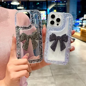 Glitter Diamond Bowknot Case Bling Cover Fashion Women Girls For Various Phone - Picture 1 of 15