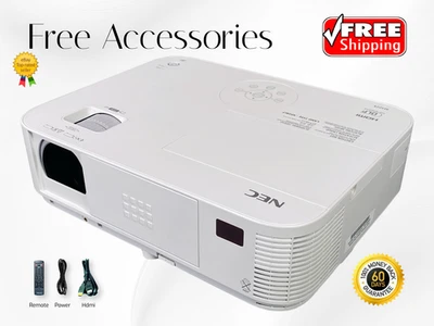 NEC NP-M322X DLP Projector 4K 3200 Lumens USB Viewer 20W Speaker 2160p w/Kit ✅ - Image 1 of 4