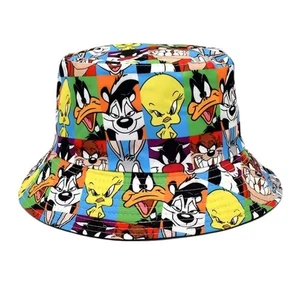 Looney Tunes Cartoon Characters Design Adult Size Bucket Hat - Picture 1 of 1