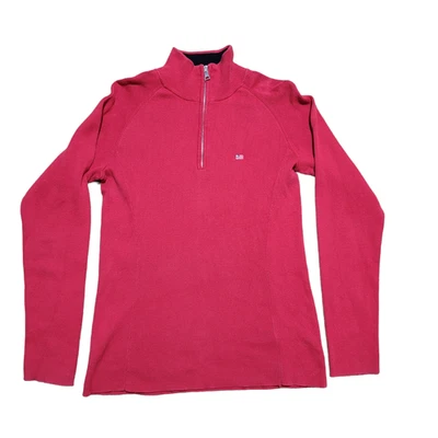 Suéter Pullover Polo Ralph Lauren Para Mujer L 1/4 Cremallera Algodón Mínimo Foto 1 de 4
