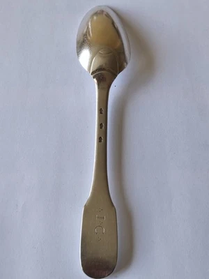 Cuillère Argent Massif Poinçon À Identifier - Photo 1/4