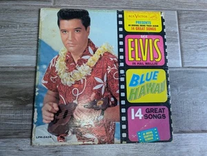 Elvis Presley - BLUE HAWAII- 12" VINYL RECORD LP Black Label G+ - Picture 1 of 4