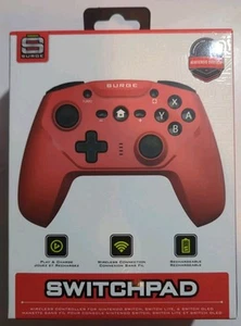 Surge Gaming SwitchPad Wireless Controller For Nintendo Switch - Red - Picture 1 of 2