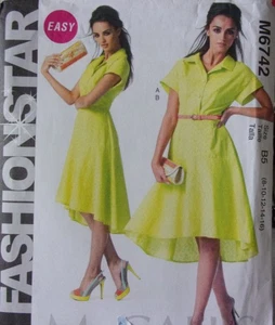 McCalls Schnittmuster 6742 Größe 8-16 Kleid & Slip - Bild 1 von 2