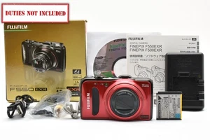 [Top MINT w/Box] Fujifilm FinePix F550 EXR16.0 MP Digital Camera RED From JAPAN - Picture 1 of 24