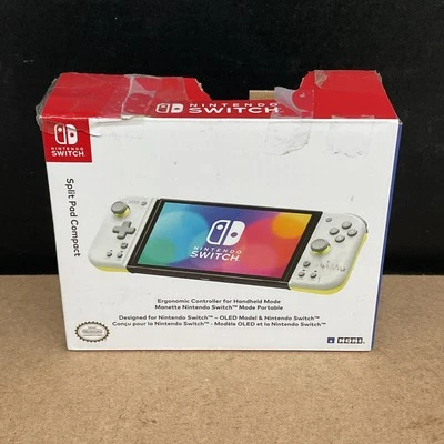 Nintendo Switch Hori Split Pad Compact Light Gray + Yellow - Image 1 of 3