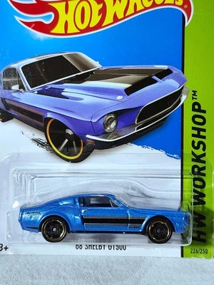 Hot Wheels Workshop 1968 Shelby GT500 #226/250 Blue 2014 - Изображение 1 из 4