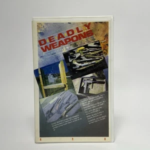 HTF Rare Deadly Weapons VHS 1985 Firearms & Firepower Anite Productions - Foto 1 di 12