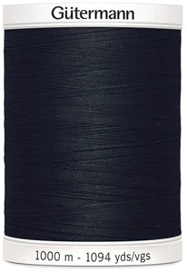 Gutermann 1000P-10 Sew-All Thread 1,094yd-Black (5Pk) - Picture 1 of 1