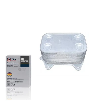 ZPY Engine Oil Cooler for Diesel Eos Golf GTI Jetta Passat R32 Rabbit 03L117021 - Image 1 of 4