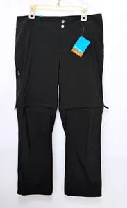 Neu mit Etikett Columbia Omni-Shield Damenhose schwarz Größe 14 kurz UPF 50 - Bild 1 von 13
