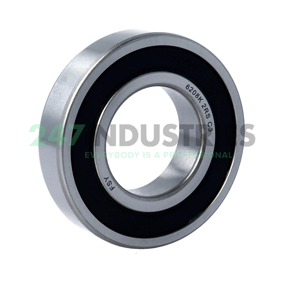 6208K 2RS C3 FSY 40 x 80 x 18 mm DEEP GR. BALL SINGLE ROW